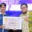 Derly Syahputra, Mahasiswa PBI Universitas Ahmad Dahlan (UAD) saat Menerima Penghargaan Juara I dalam Lomba Digital Poster se-DIY (Dok. Eka)