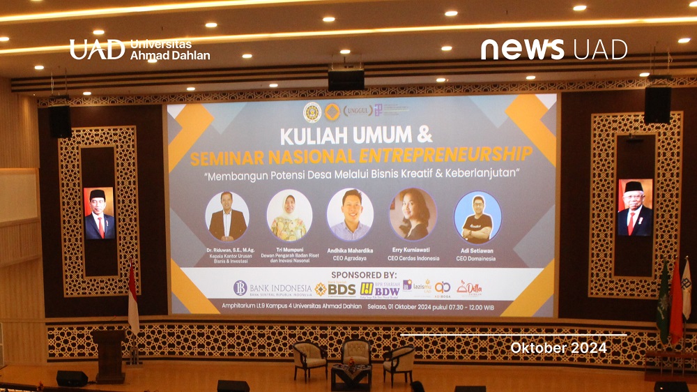 PBS UAD Gelar Kuliah Umum dan Seminar Nasional Entrepreneurship