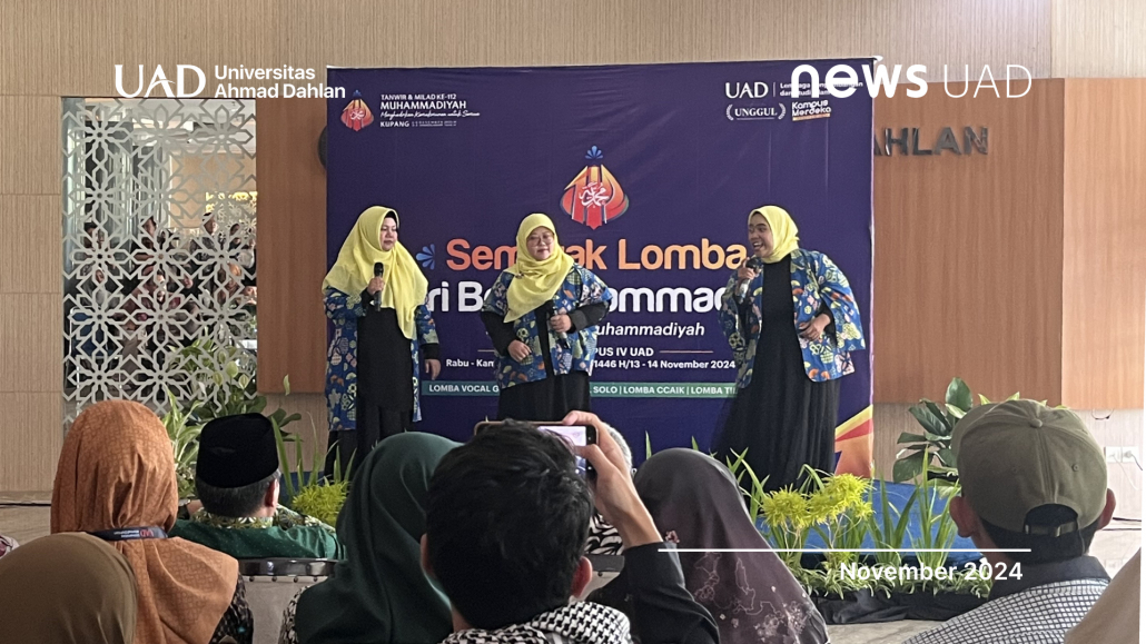 Lomba Vocal Group Semarak Bermuhammadiyah di Universitas Ahmad Dahlan (UAD) (Dok. Dilla)