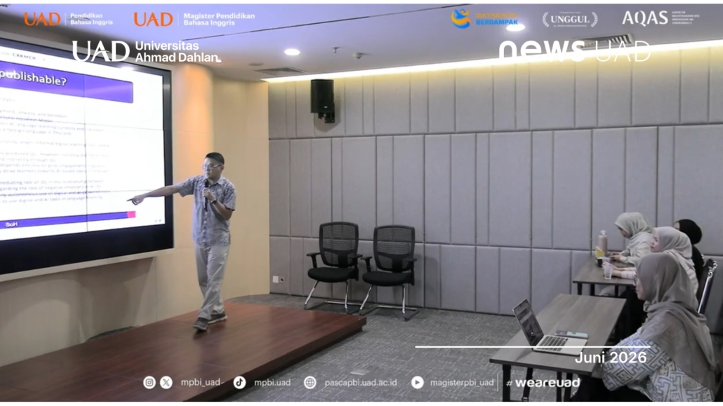 Perkuat Budaya Riset, UAD Hadirkan Akademisi NTU Singapura dalam Workshop Publikasi Ilmiah