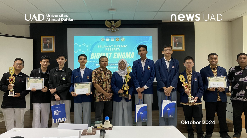 Olimpiade BIOMAT ENIGMA 2024 oleh HMPS Biologi Universitas Ahmad Dahlan (UAD) (Dok.Ulin)