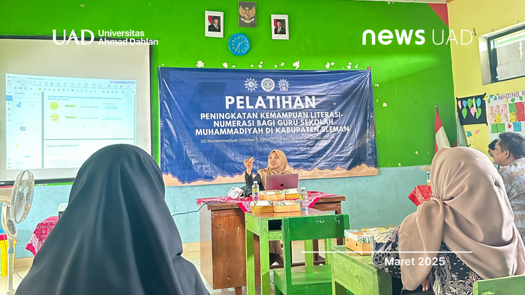 Dosen FKIP UAD Gelar Pelatihan Literasi dan Numerasi untuk Guru SD Muhammadiyah Domban