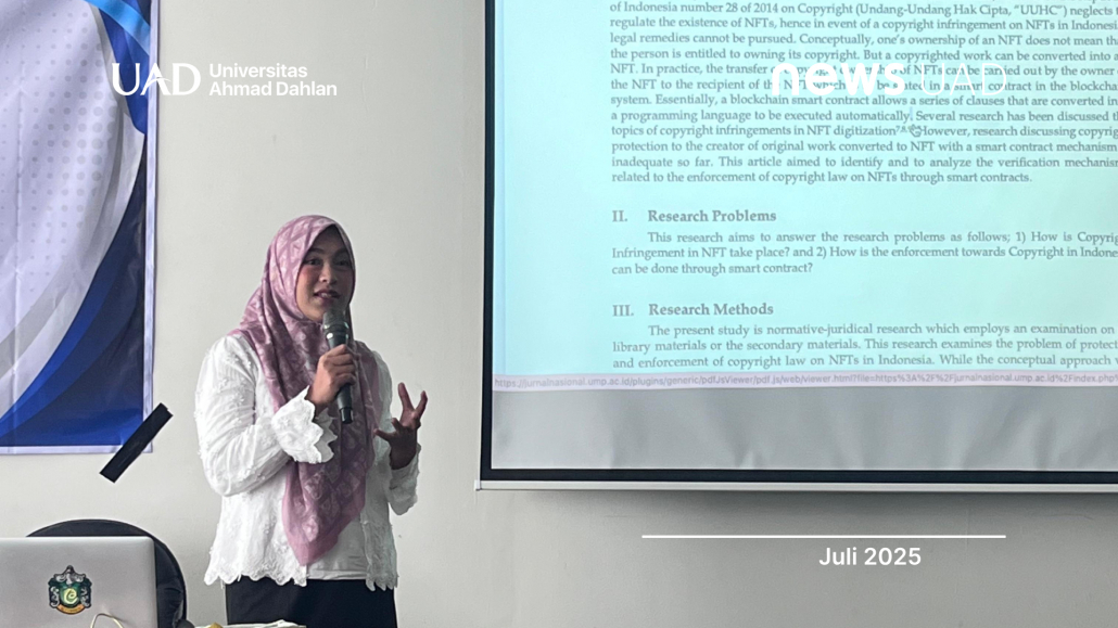 BEM FH UAD Gelar Pelatihan Penulisan Karya Tulis Ilmiah