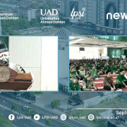 Pemaparan Pengajian oleh Dr. Muhammad Ikhwan Ahada, S.Ag., M.A. di Masjid Islamic Center Universitas Ahmad Dahlan (UAD) (Dok. Lusi)