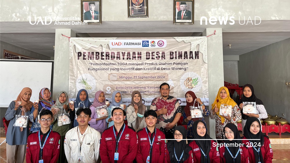 Pemberdayaan Desa Binaan Melalui Toga oleh BEM Farmasi Universitas Ahmad Dahlan (UAD) (Dok. BEM Farmasi)