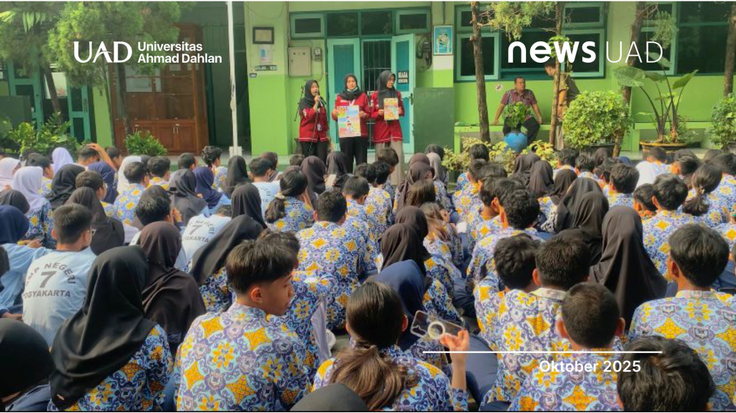 Mahasiswa Gizi UAD dan Puskesmas Tegalrejo Edukasi Siswa SMPN 7 Yogyakarta tentang Gizi Seimbang dan Kantin Sehat