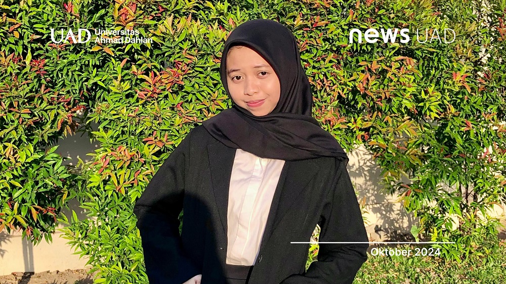 Sabrina Attaya Alif, mahasiswa Program Studi Pendidikan Bahasa Inggris Universitas Ahmad Dahlan (UAD) (Dok. Eka)