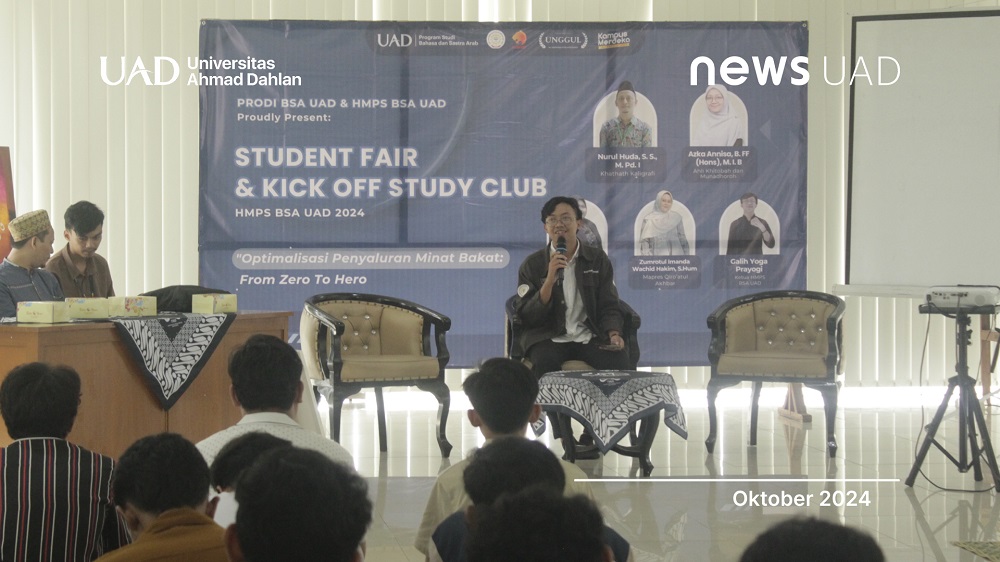 Student Fair dan Kick Off Study Club Bahasa dan Sastra Arab (BSA) Universitas Ahmad Dahlan (UAD) (Dok. BSA UAD)