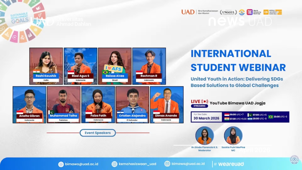 Mahasiswa Internasional UAD Bersinergi Wujudkan SDGs 2030