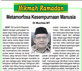 Metamorfosa Kesempurnaan Manusia